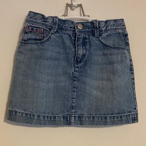 Girls Gymboree denim skirt size 7